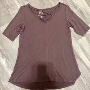 Women's brown lace Top